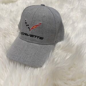Corvette grey adjustable hat